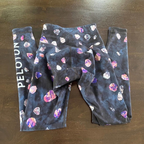 WITH for Peloton Asteroid High Rise Leggings Logo Size XS Athletic - Picture 4 of 7